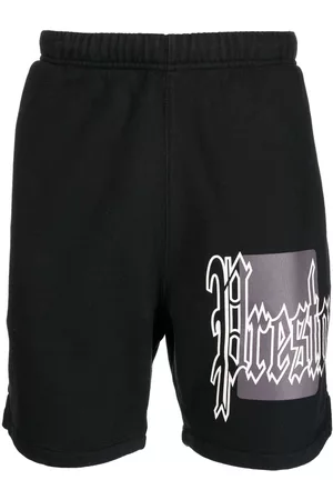 Heron Preston Color Blocks logo-print track shorts