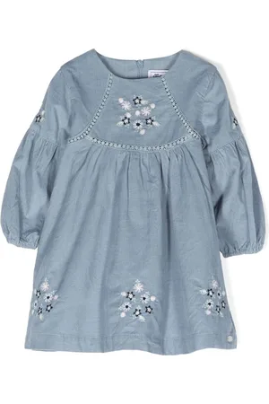 Tartine Et Chocolat Embroidered long-sleeve dress