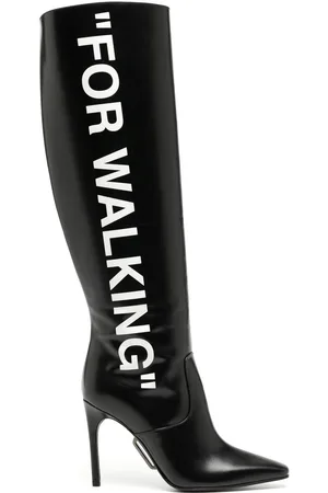 OFF-WHITE Women Knee High Boots - Knee-high 'For Walking' boots