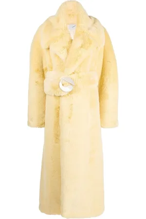COPERNI Faux-fur belted maxi coat