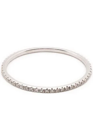 EF Collection 14kt white gold diamond eternity stack ring