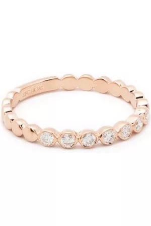 EF Collection 14kt rose gold diamond stack ring