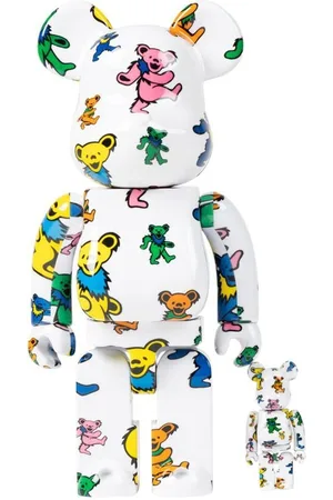 MEDICOM TOY Grateful Dead Dancing BE@RBRICK 100% and 400% figure set