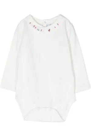 Tartine Et Chocolat Tree-embroidered bodysuit