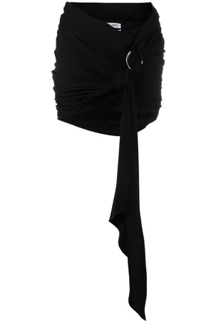 The Attico Tie-waist miniskirt