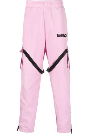 BARROW Logo-print buckled cargo pants