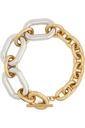Paco rabanne XL Link silver and -tone necklace