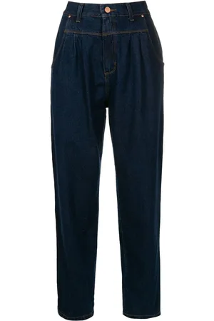 AMAPÔ High-rise slim-cut jeans
