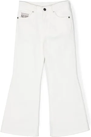 Nº21 Wide-leg five-pocket trousers