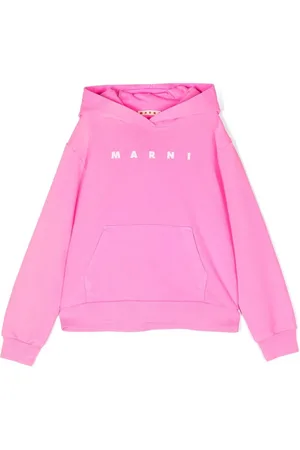Marni Logo-print cotton hoodie