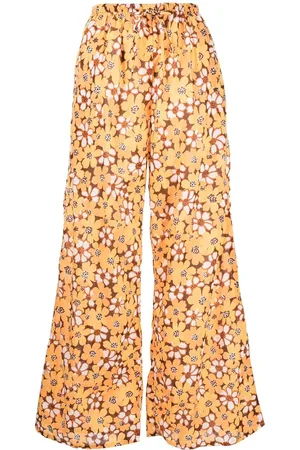 FAITHFULL THE BRAND Inez floral-print trousers
