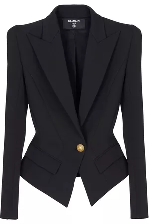 Balmain Flap-pockets single-breasted blazer