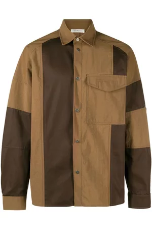 There Was One Panelled cotton overshirt