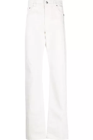 VTMNTS Barcode-print straight-leg jeans