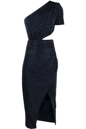 Self-Portrait Cut-out midi dress