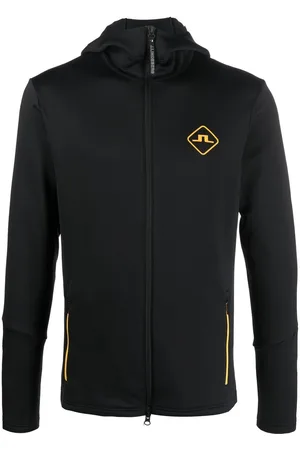 J Lindeberg Alpha logo-print zip-up hoodie