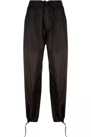 Maison Margiela Drawstring-fastening tapered trousers