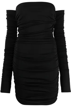 The Andamane Off-shoulder long-sleeve dress