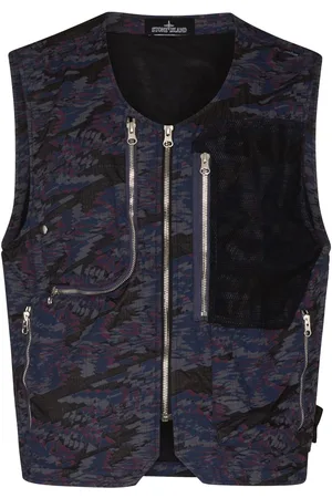 Stone Island Abstract-print utility gilet