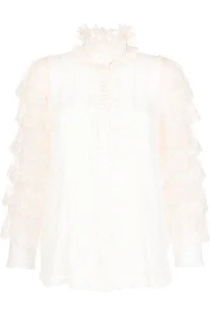 SHIATZY CHEN Ruffled mulberry silk blouse