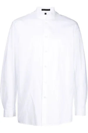 SHIATZY CHEN Collarless cotton shirt