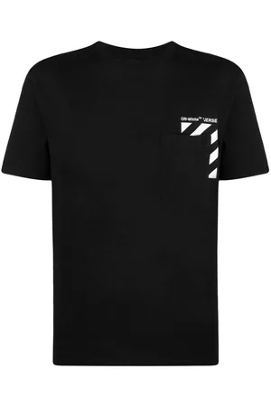 OFF-WHITE Men Short Sleeve - Diag-print T-shirt