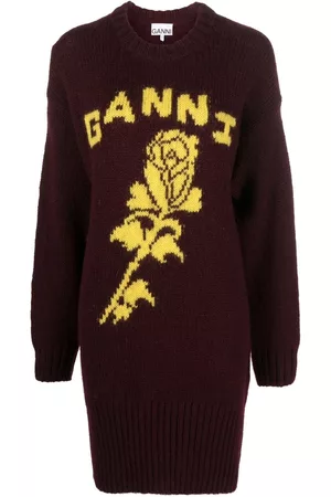 Ganni Intarsia-knit jumper