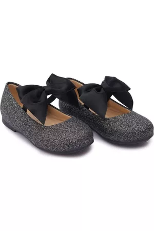Tulleen Bow-detail ballerina shoes