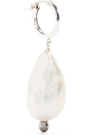 A Sinner in Pearls Fireball crystal hoop earring