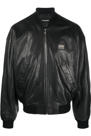 Dolce & Gabbana Logo-patch bomber jacket