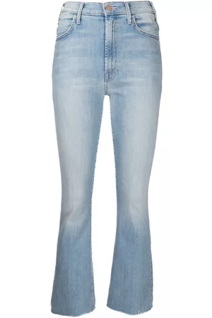 Mother High-rise ankle-length bootcut jeans