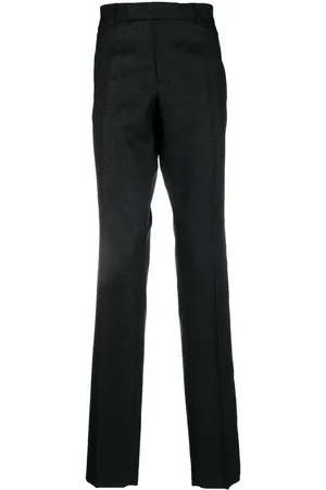 VERSACE La Greca straight-leg trousers