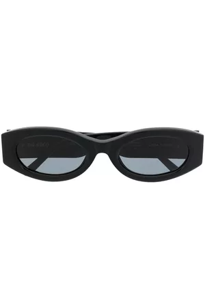 The Attico X Linda Farrow Berta rectangle-frame sunglasses