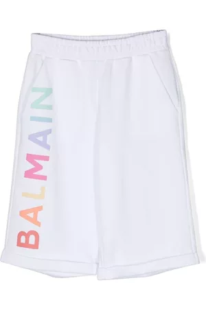 Balmain Logo-print jersey shorts
