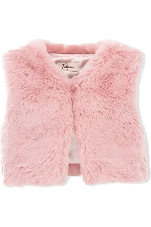 Tulleen Faux-fur vest jacket