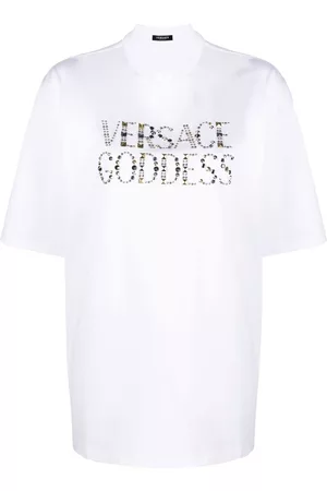 VERSACE Goddess-print T-shirt