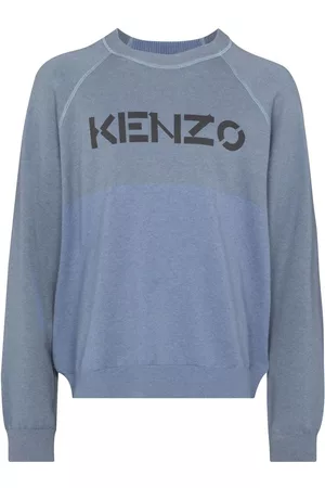 Kenzo Two-tone logo-print sweatshirt