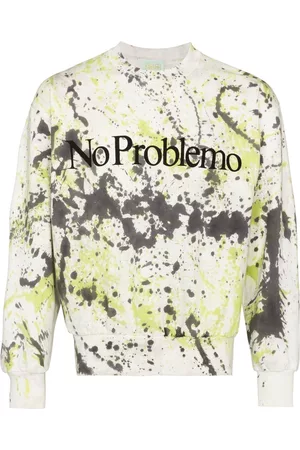 ARIES No Problemo paint-print sweatshirt