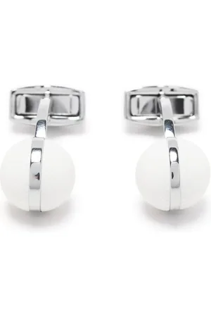 Tateossian Round textured cufflinks