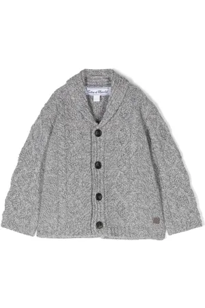 Tartine Et Chocolat Cable knit wool cardigan
