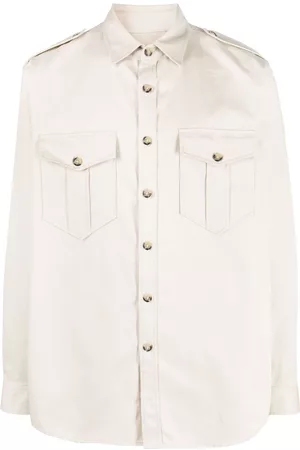 Isabel Marant Logo-embroidery cotton shirt