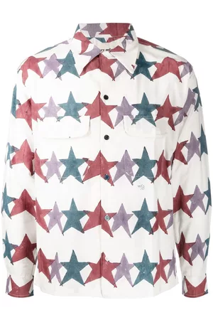 Story Star-print button-up shirt