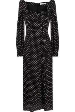 Alessandra Rich Polka-dot midi dress