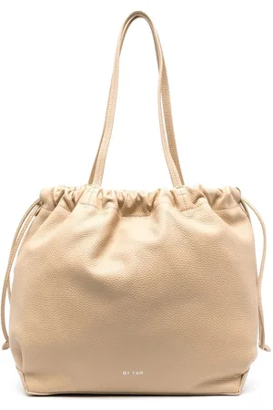 By Far Oslo drawstring leather tote bag