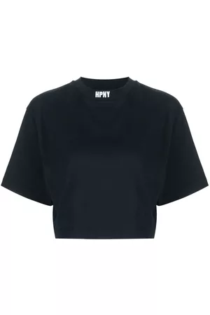 Heron Preston Embroidered-logo cropped T-shirt