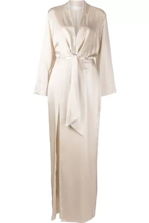 Michelle Mason Tie front kimono gown