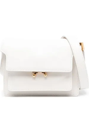 Marni Trunk leather crossbody bag