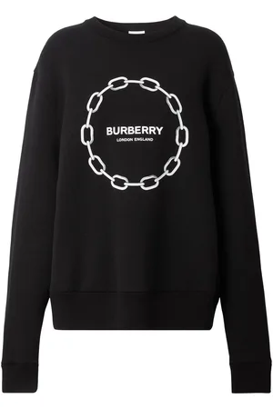 Burberry Chain-print wool-cotton sweatshirt