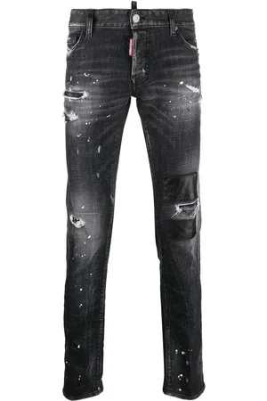 Dsquared2 Distressed-effect straight-leg jeans