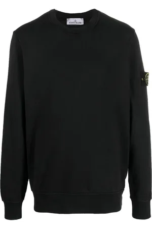 Stone Island Compass-patch crew-neck sweatshirt